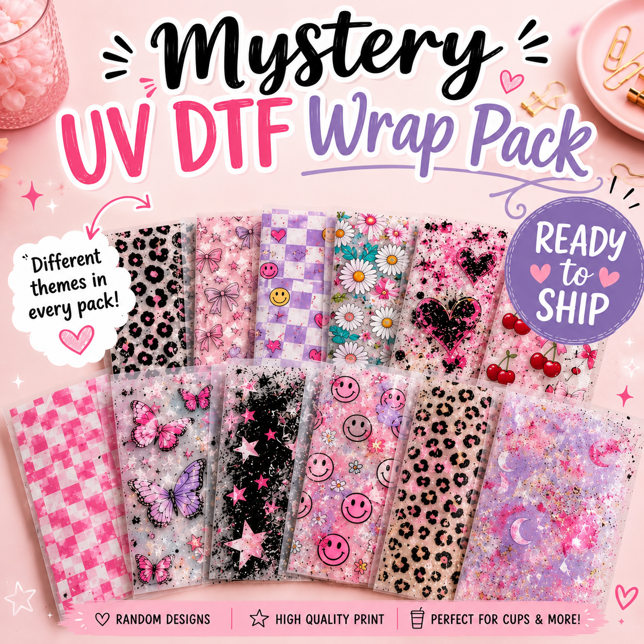 UV DTF Wrap 50 pack