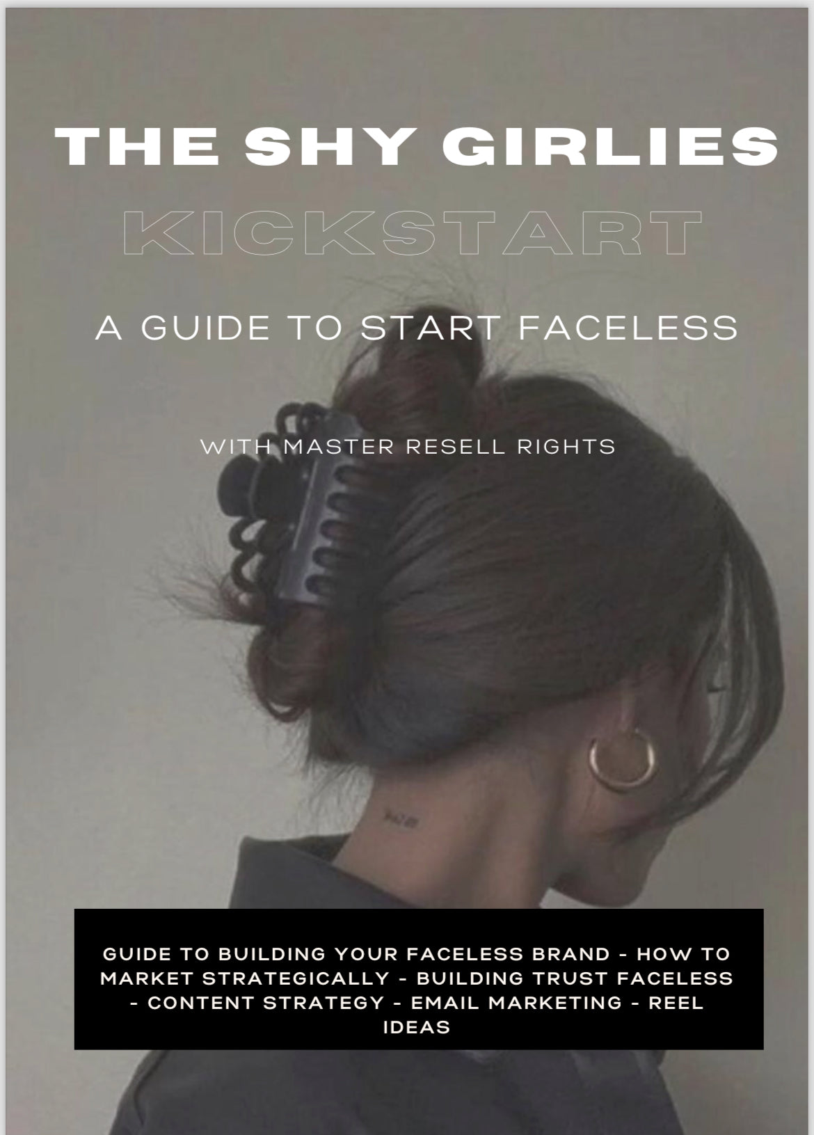 Faceless guide with MRR – Shopmadebyher