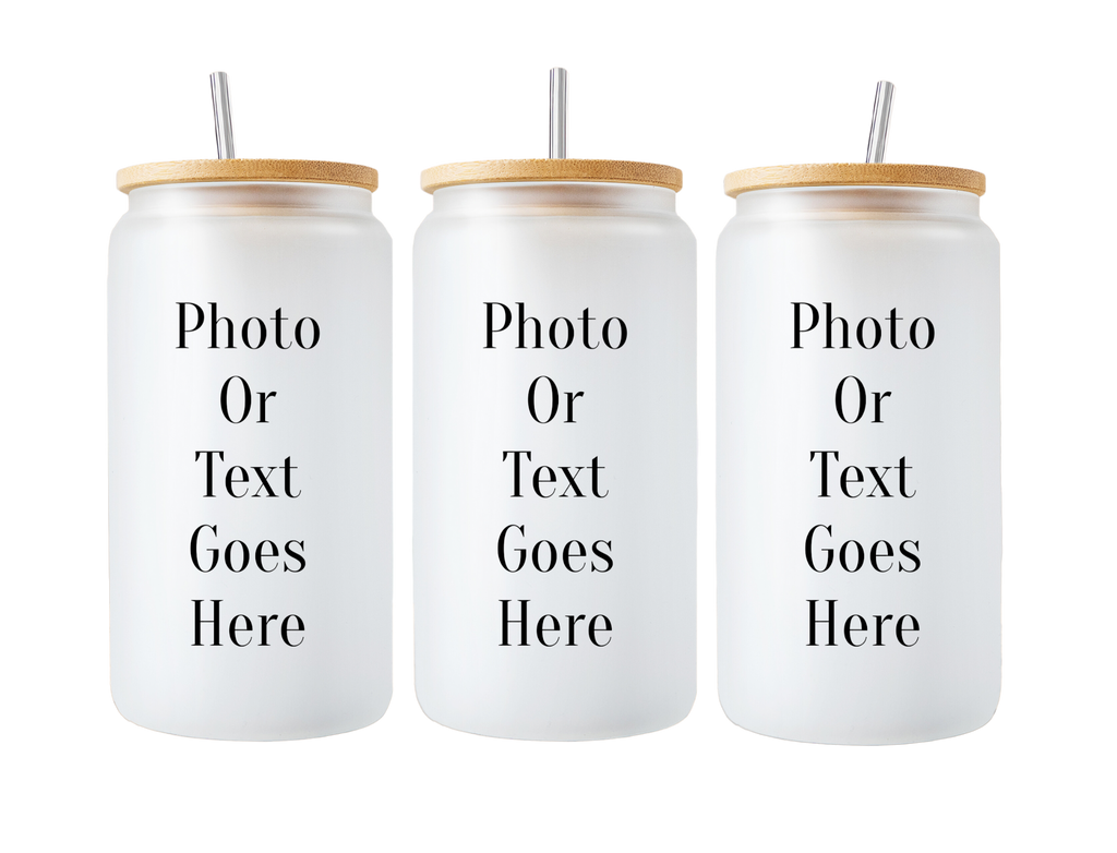 Customizable Bamboo Glass Cup